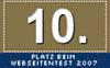 10. Platz beim Webseitentest
